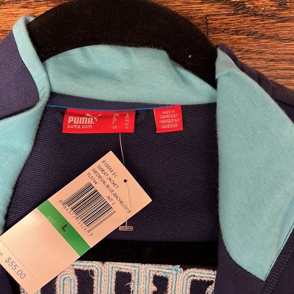 Brand new with tag puma zip up navy size L - Picture 3 of 6